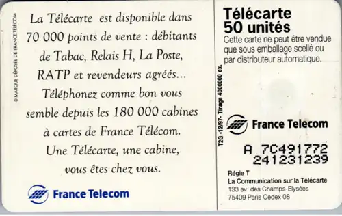 24818 - Frankreich - Motiv Telefonzelle
