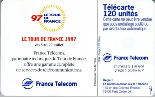 24820 - Frankreich - Tour de France 1997