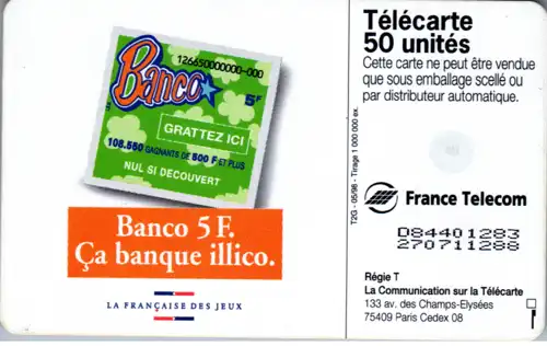 24822 - Frankreich - Banco 5F