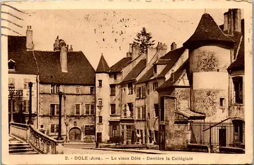 32819 - Frankreich - Dole , Jura , Le vieux Dole , Derriere la Collegiale - gelaufen