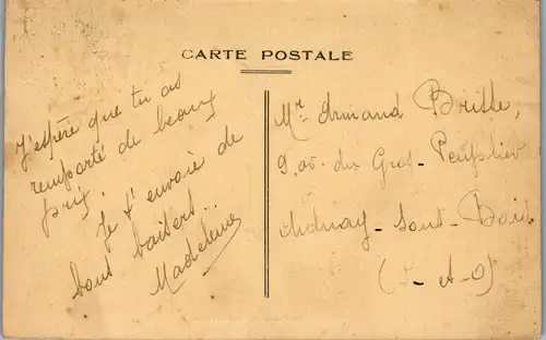 32824 - Frankreich - Dinard , La Pointe de la Malouine - gelaufen 1920