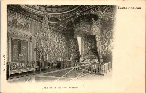 32853 - Frankreich - Fontainebleau , Chambre de Marie Antoinette - nicht gelaufen