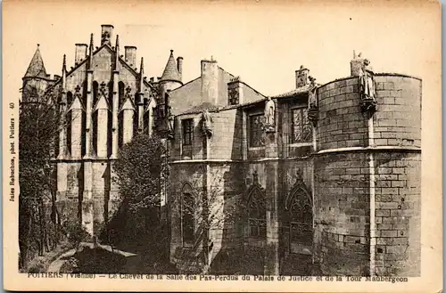 32856 - Frankreich - Poitiers , Le Chevet de la Salle des Pas Perdus du Palais de Justice - nicht gelaufen