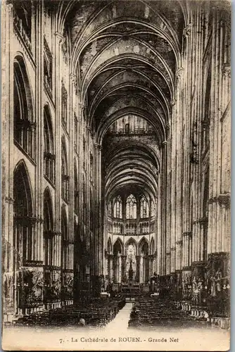 32863 - Frankreich - Rouen , La Cathedrale , Grande Net - gelaufen 1926