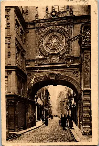 32864 - Frankreich - Rouen , La Grosse Horloge - gelaufen 1938