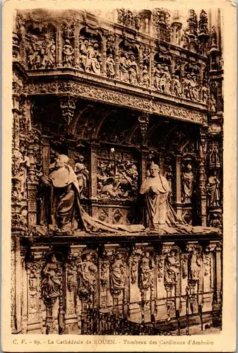 32865 - Frankreich - Rouen , La Cathedral , Tombeau des Cardinaus d'Amboise - nicht gelaufen