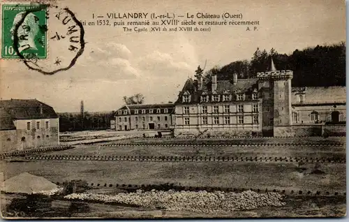 32885 - Frankreich - Villandry , Le Chateau - gelaufen 1923