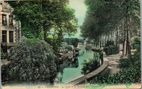 32893 - Frankreich - Vendome , Le Loir et le Square des Grands Pres - gelaufen