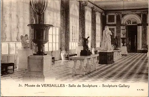 32902 - Frankreich - Versailles , Musee , Salle de Sculpture - nicht gelaufen