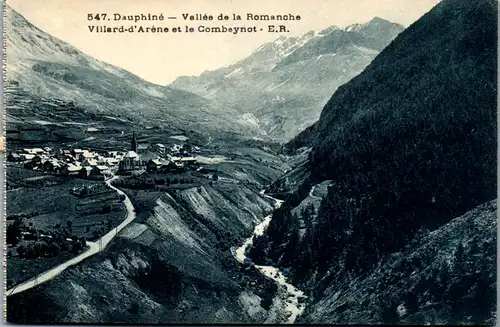 32904 - Frankreich - Dauphine , Vallee de la Romanche Villard d'Arene et le Combeynot - nicht gelaufen