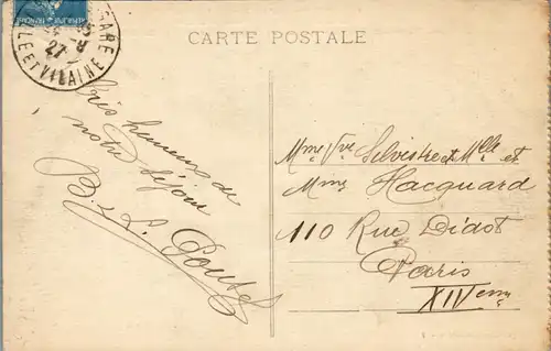32911 - Frankreich - Dinan , Cote d'Emeraude , Les Bords de la Rance , La Rance au Chatelier - gelaufen 1927