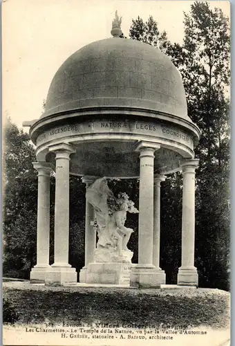 32955 - Frankreich - Largny , Les Charmettes , Le Temple de la Nature - gelaufen 1918