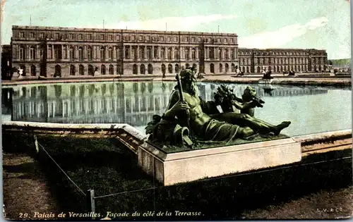 32972 - Frankreich - Versailles , Palais , Facade du Cote de la Terrasse - nicht gelaufen