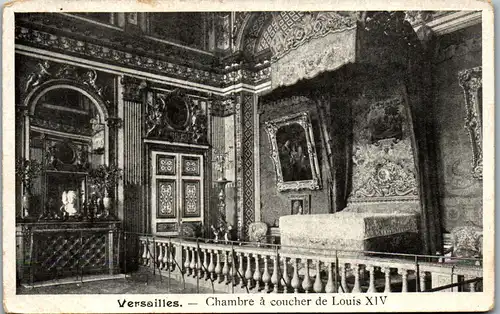 32976 - Frankreich - Versailles , Chambre a coucher de Louis XIV - gelaufen