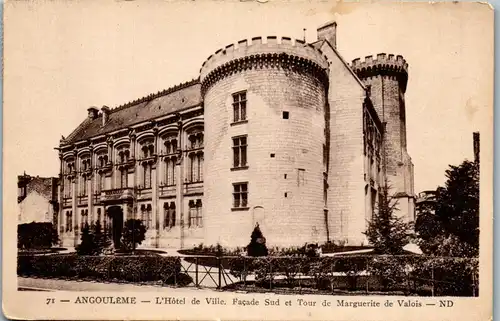 32981 - Frankreich - Angouleme , l'Hotel de Ville , Facade Sud et Tour de Marguerite de Valois - 1932