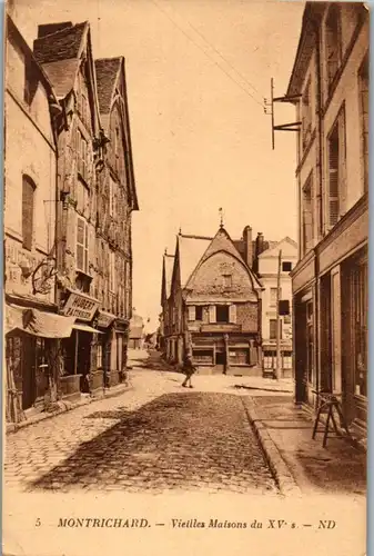 32999 - Frankreich - Montrichard , Vieilles Maisons - gelaufen 1924