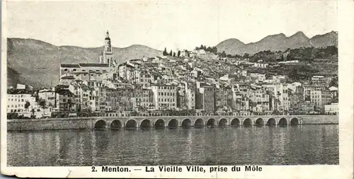 33010 - Frankreich - Menton , La Vieille Ville , prise du Mole - gelaufen