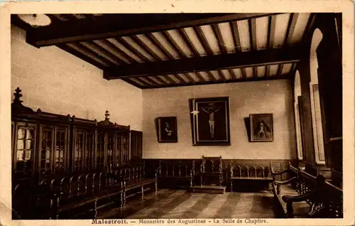 33019 - Frankreich - Malestroit , Monastere des Augustines , La Salle de Chapitre - gelaufen