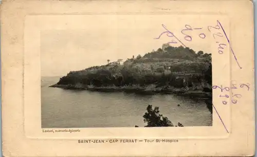 33022 - Frankreich - Saint Jean , Cap Ferrat , Tour St. Hospice - gelaufen