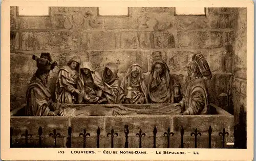 33035 - Frankreich - Louviers , Eglise Notre Dame , Le Sepulcre - nicht gelaufen
