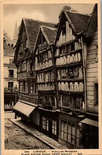 33055 - Frankreich - Lisieux , Vieilles Maisons , Place Victor Hugo - nicht gelaufen