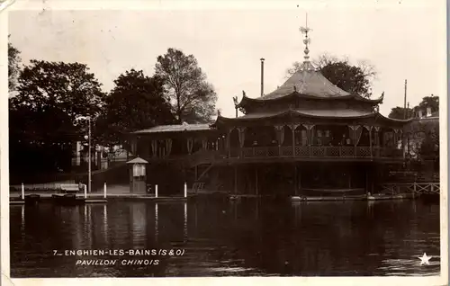 33060 - Frankreich - Enghien les Bains , Pavillon Chinois - gelaufen 1913