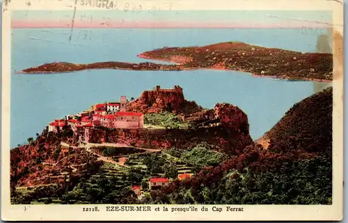 33067 - Frankreich - Eze sur Mer et la presqu'ile du Cap Ferrat - gelaufen