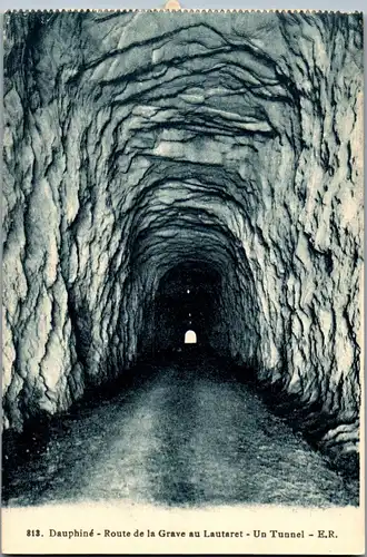 33069 - Frankreich - Dauphine , Route de la Grave au Lautaret , Un Tunnel - nicht gelaufen
