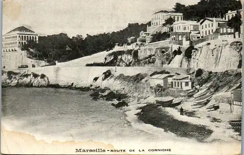 33078 - Frankreich - Marseille , Route de la Corniche - nicht gelaufen