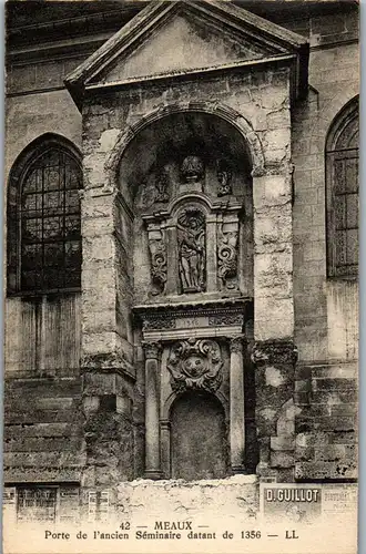 33082 - Frankreich - Meaux , Porte de l'ancien Seminaire datant de 1356 - gelaufen 1929