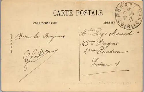 33084 - Frankreich - Montrichard , Vue generale - gelaufen 1917