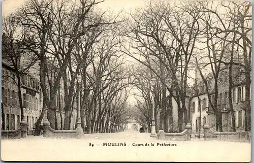 33088 - Frankreich - Moulins , Cours de la Prefecture - nicht gelaufen