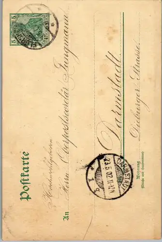 33100 - Deutschland - Gruss aus Bad Weilbach - gelaufen 1902