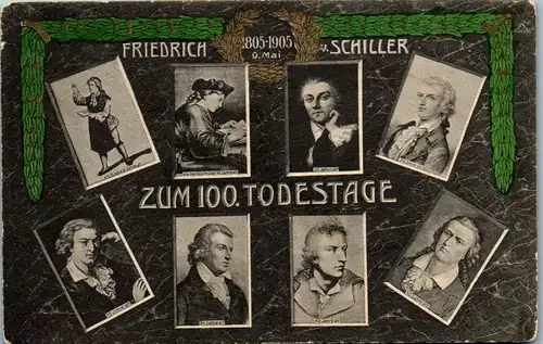 33101 - Persönlichkeiten - Friedrich v. Schiller , Zum 100. Todestage - nicht gelaufen 1905