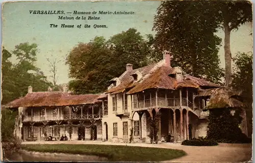 33114 - Frankreich - Versailles , Hameau de Marie Antoinette , Maison de la Reine - nicht gelaufen