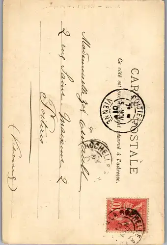 33130 - Frankreich - Saintes , Abbaye , Facade principale - gelaufen 1901