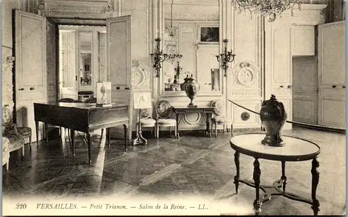 33140 - Frankreich - Versailles , Petit Trianon , Salon de la Reine - nicht gelaufen