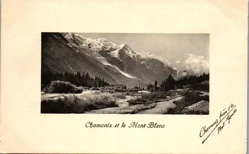 33153 - Frankreich - Chamonix et le Mont Blanc - gelaufen