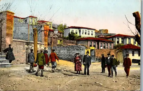 33192 - Griechenland - Salonicco , Thessaloniki , Yedi Koule , Citta Alta - gelaufen 1918