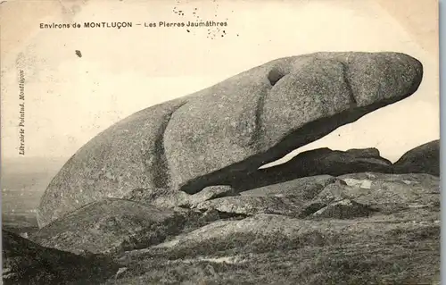 33218 - Frankreich - Montlucon , Les Pierres Jaumathres - gelaufen 1908