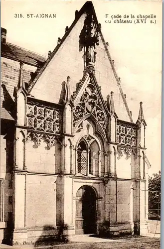 33229 - Frankreich - St. Aignan , Facade de la Chapelle au Chateau - nicht gelaufen