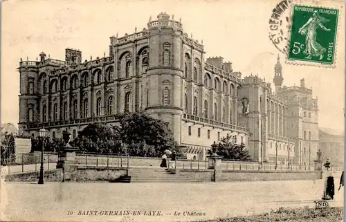 33231 - Frankreich - Saint Germain en Laye , Le Chateau - gelaufen 1919