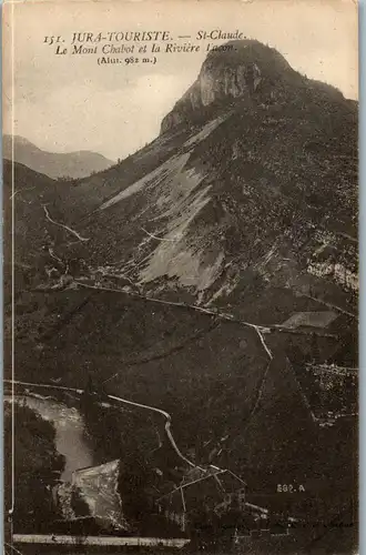 33232 - Frankreich - St. Claude , Le Mont Chabot et la Riviere l'acon , Jura Touriste - nicht gelaufen