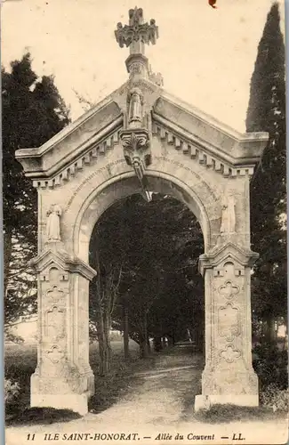 33238 - Frankreich - Ile Saint Honorat , Allee du Couvent - nicht gelaufen