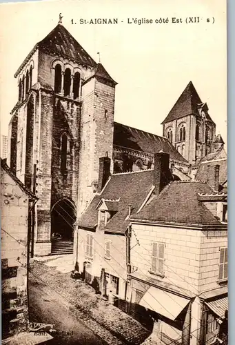 33239 - Frankreich - St. Aignan , L'Eglise cote Est - nicht gelaufen