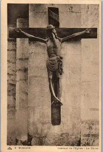 33242 - Frankreich - St. Savin , Interieur de l'Eglise , Le Christ - gelaufen