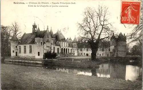 33246 - Frankreich - Suevres , Chateau de Diziers , Facade Principale Sud , Cote de la Chapelle et partie ancienne - gelaufen 1908