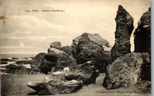 33250 - Frankreich - Sion , Rochers les Martyrs - gelaufen 1922