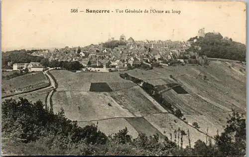33254 - Frankreich - Sancerre , Vue Generale de l'Orme au loup - gelaufen 1915