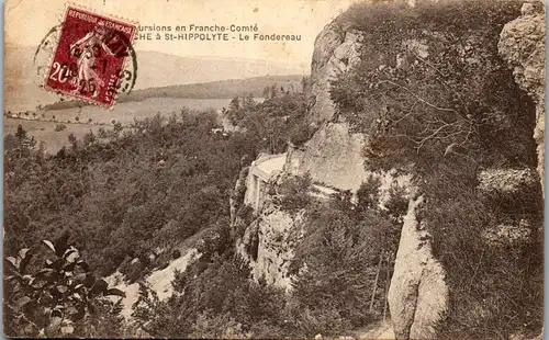 33256 - Frankreich - St. Hippolyte , Le Fondereau - gelaufen 1925